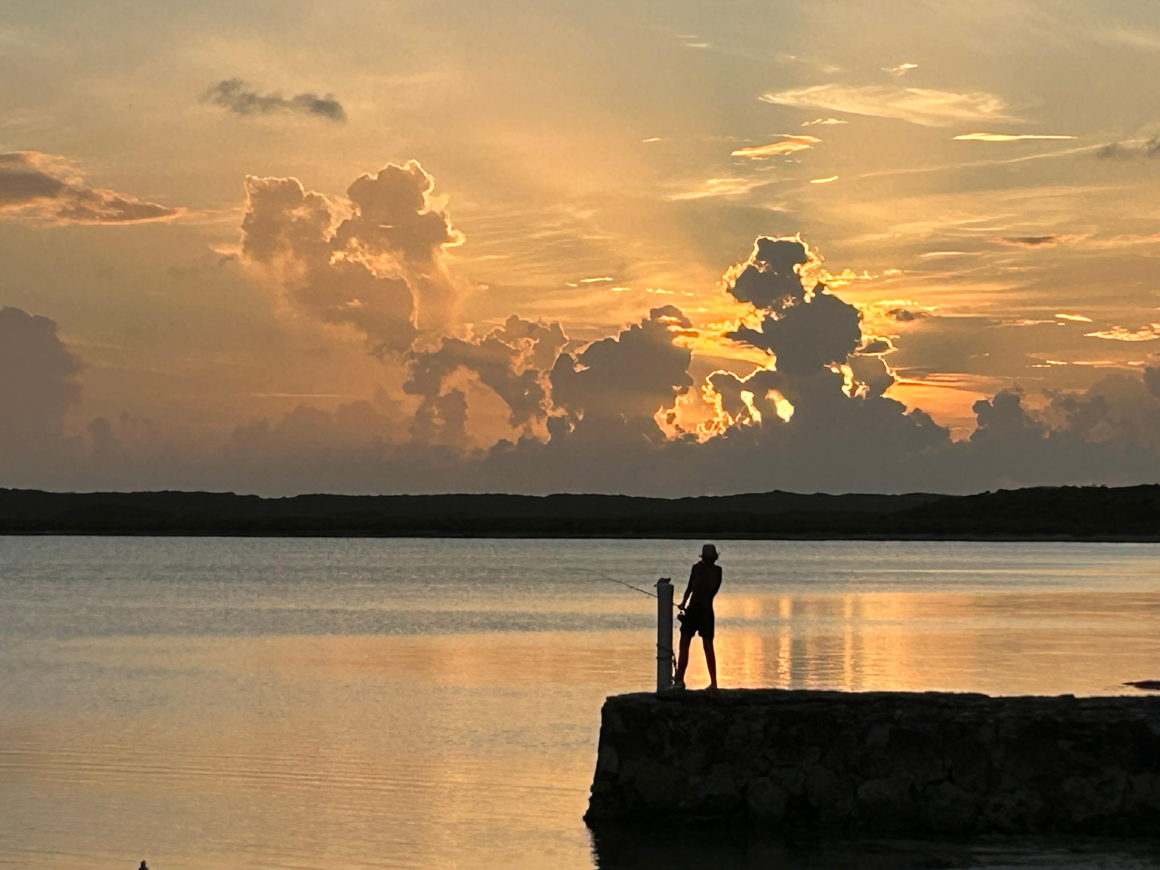 Sunset & fishing