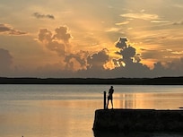 Sunset & fishing