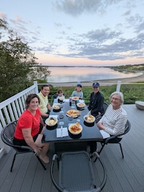 Dinner on the deck