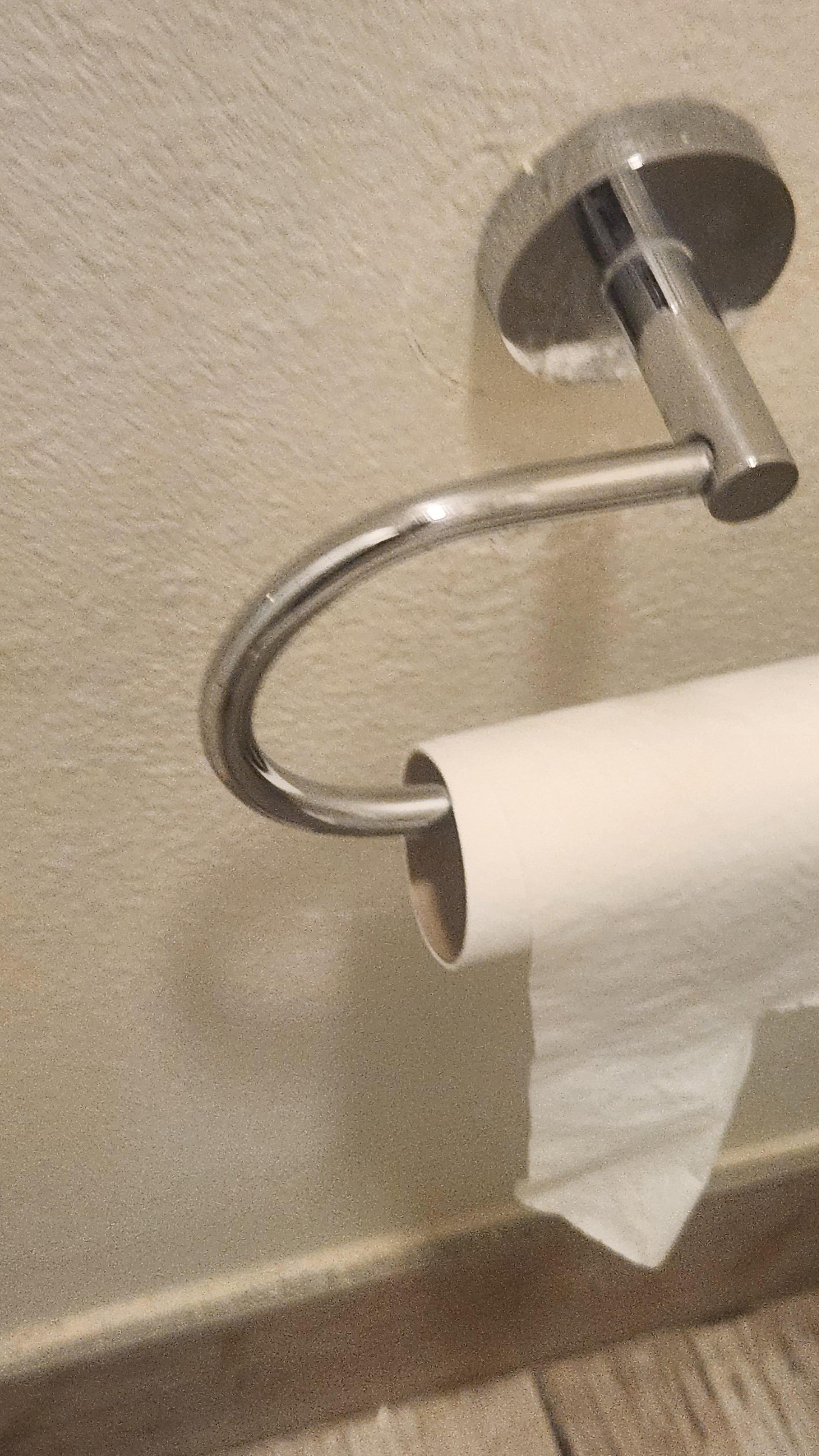 rusty paper handle/replaced