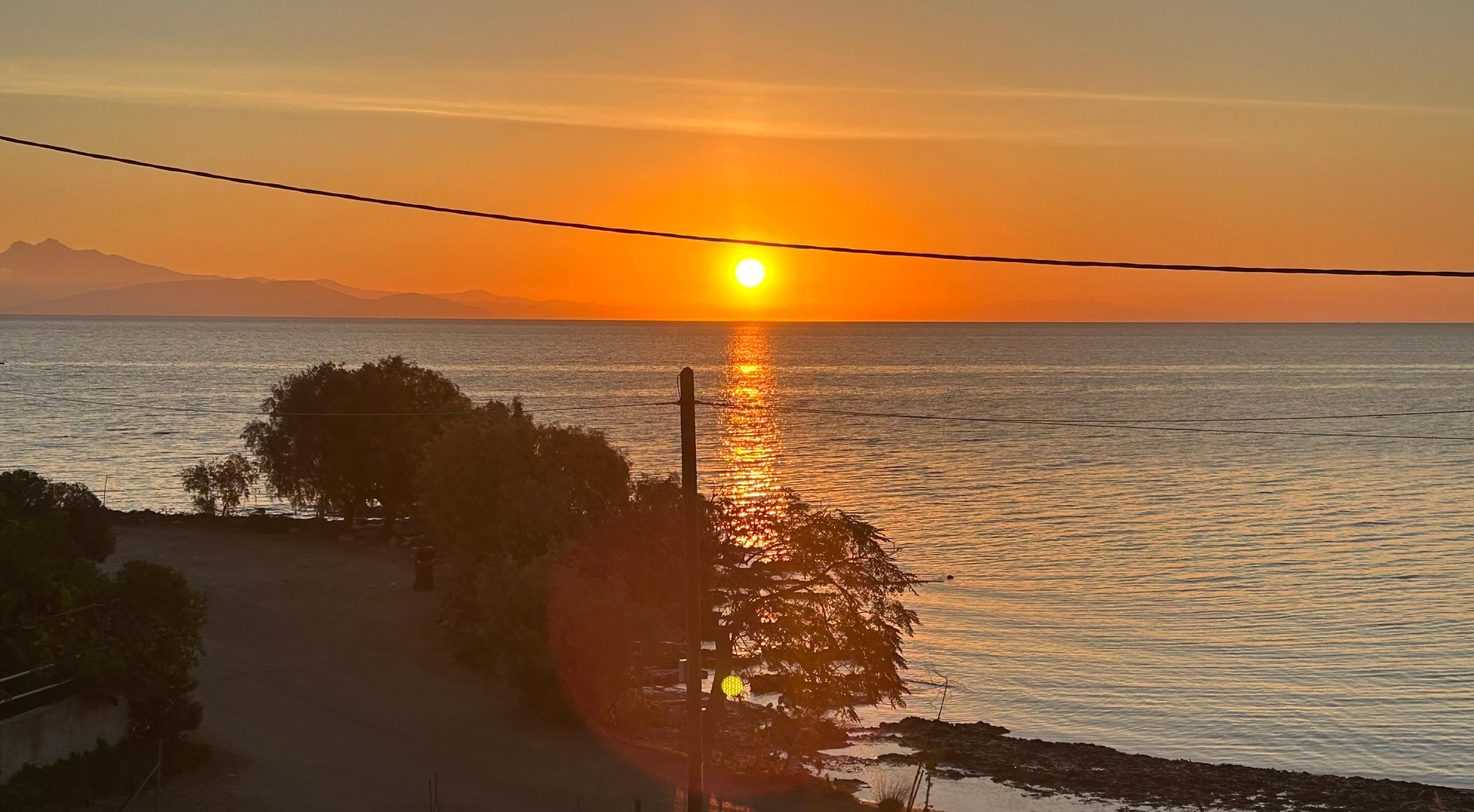 Sunrise from our room