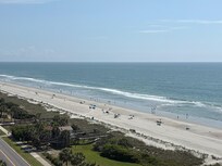 View looking out our door.