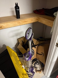 This is the beach closet, and there was nothing for the beach other than a small cooler.