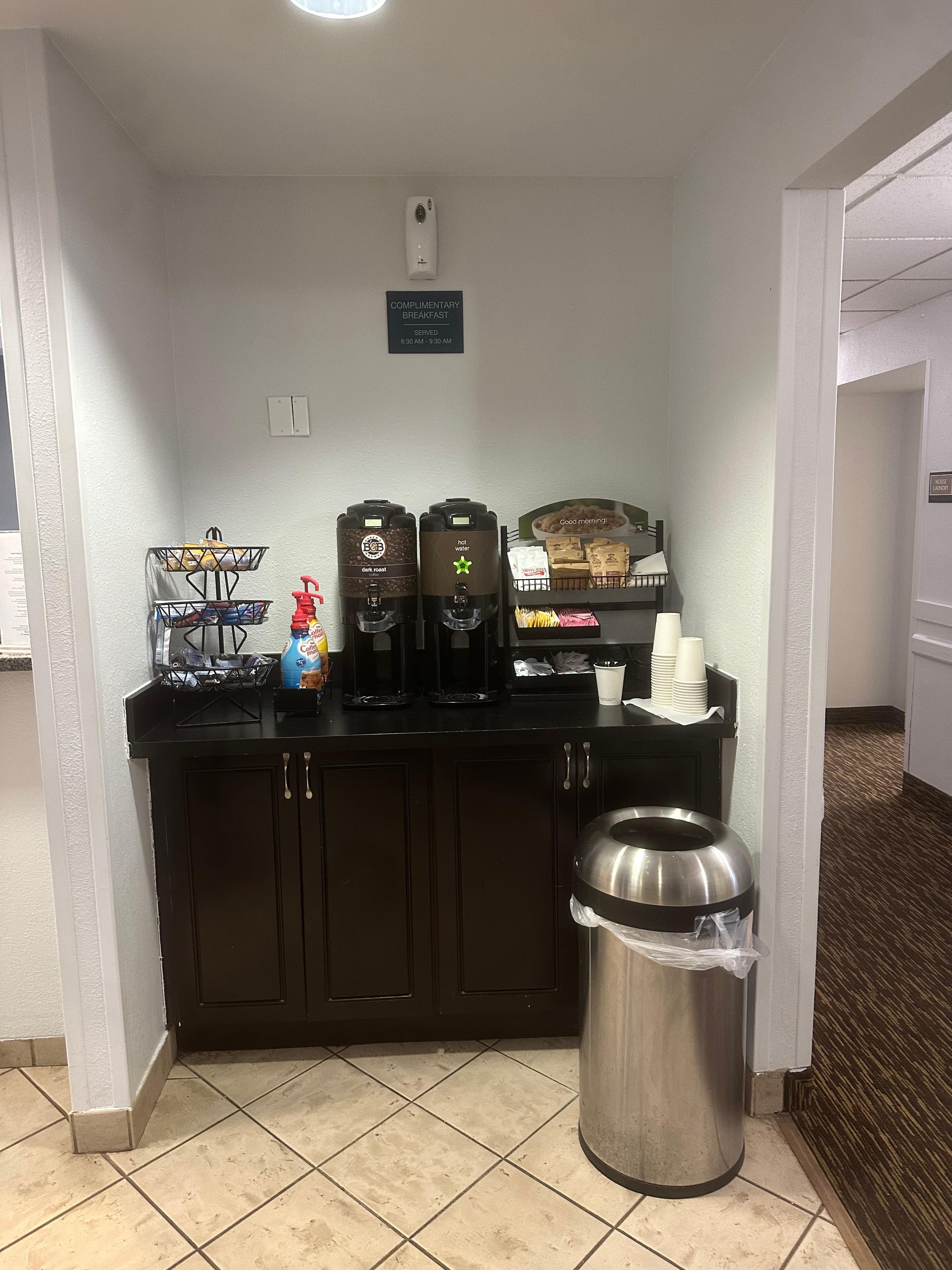 This was total continental breakfast.