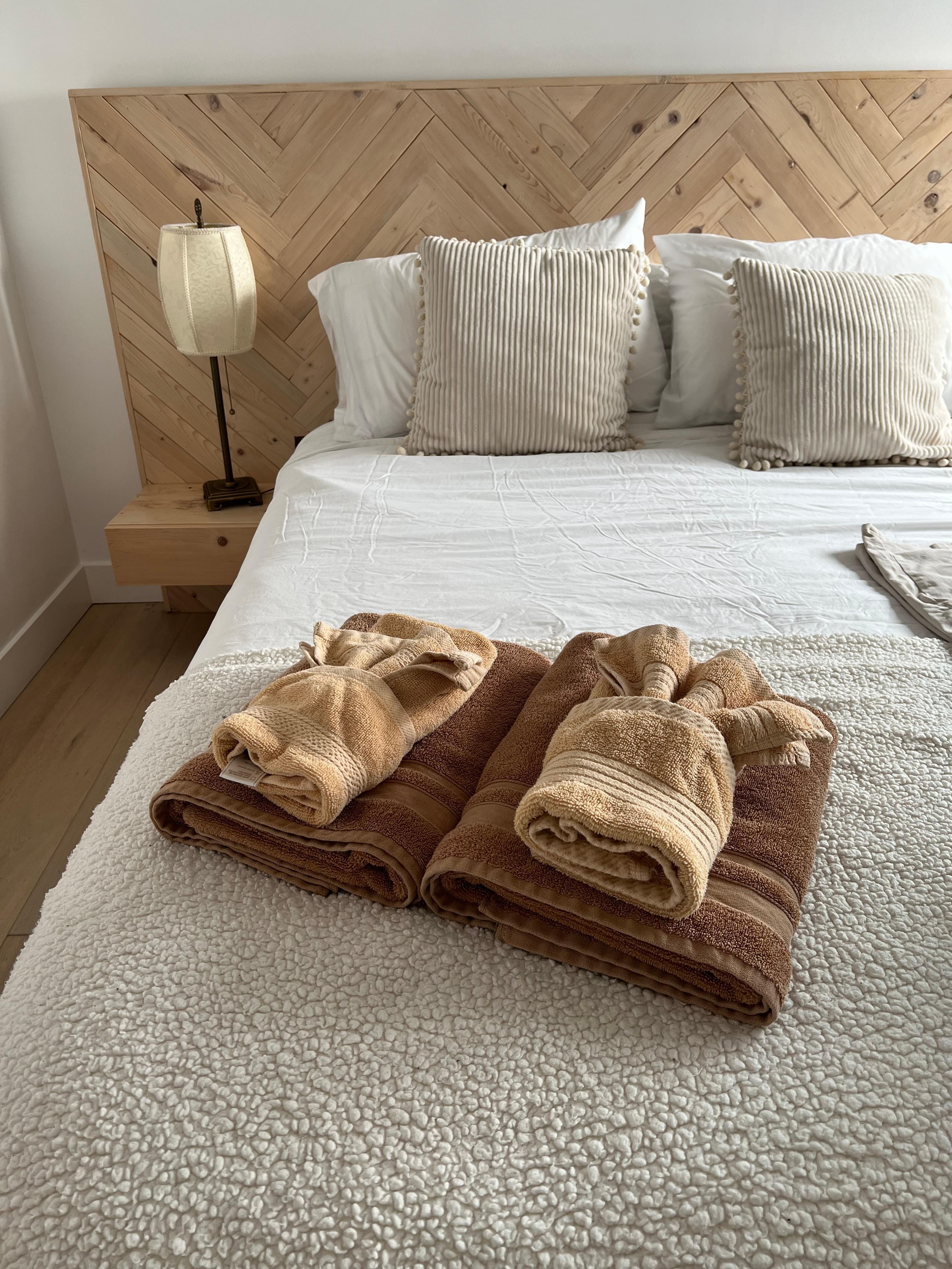 Master bedroom arrival