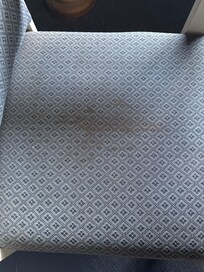 Chairs should not have stains that look like someone was incontinent.