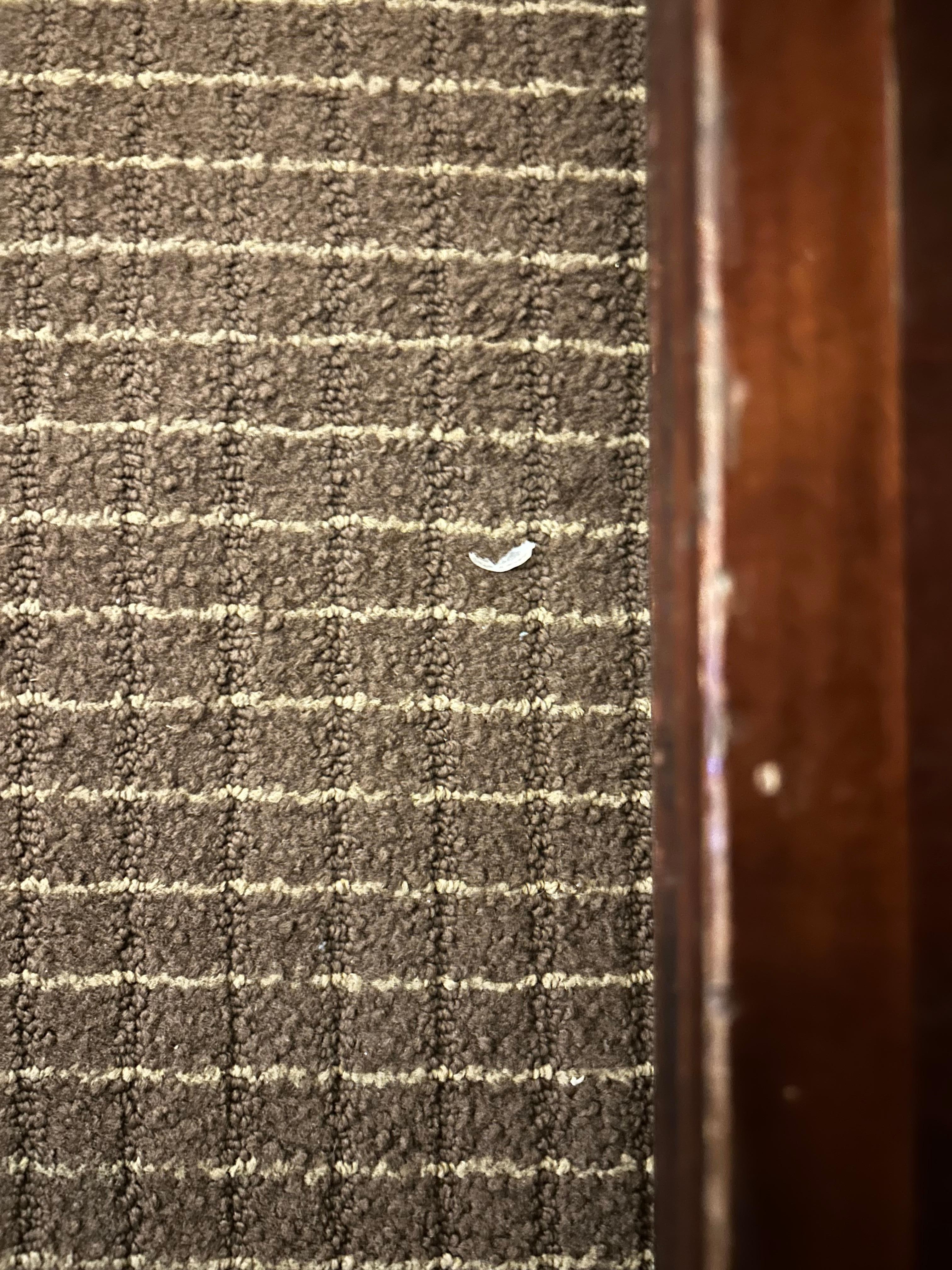 Avía una uña al lado del armario 