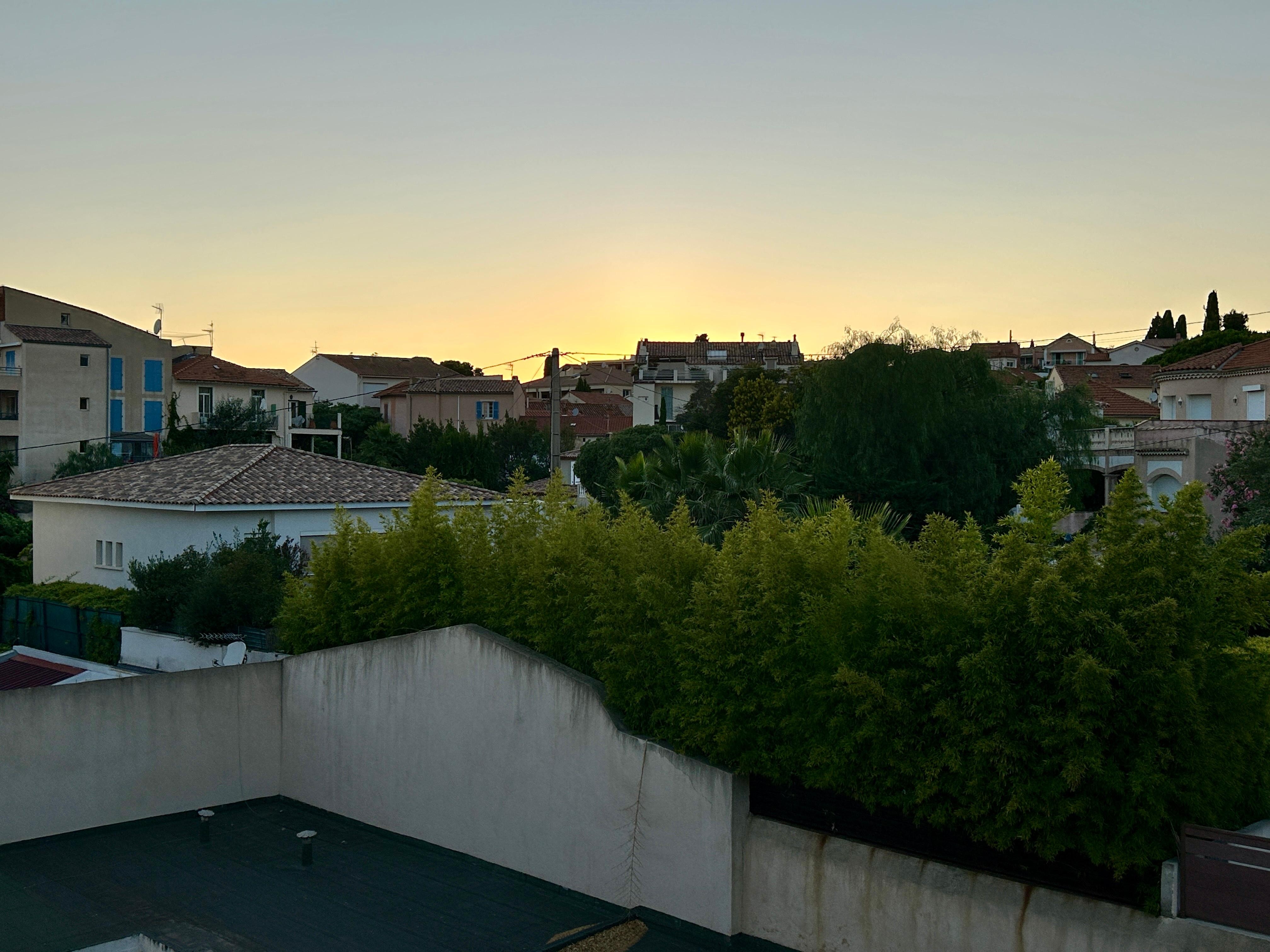 Sunset from the terrace 1