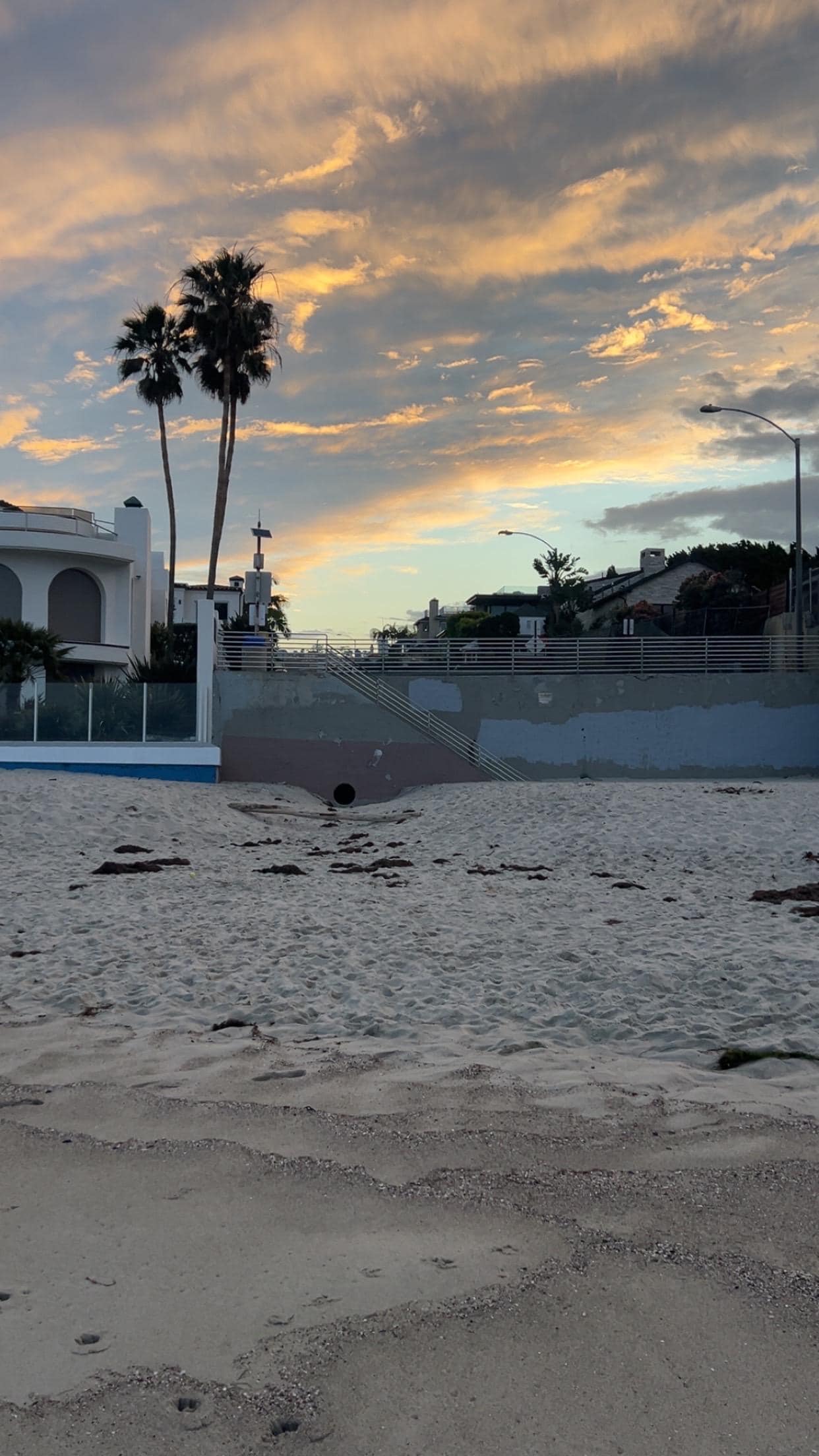 The beach at the end of the street