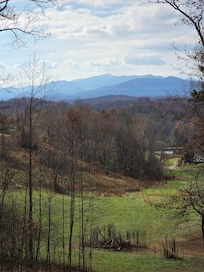 View from bottom floor swing.
