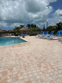 Nice, sunny afternoon by the pool
