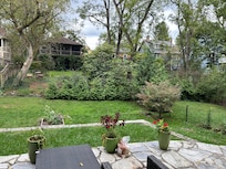 Pic of the beautiful green area right outside the door.