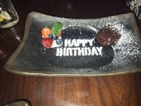 Special celebration in the Fusion Restaurant