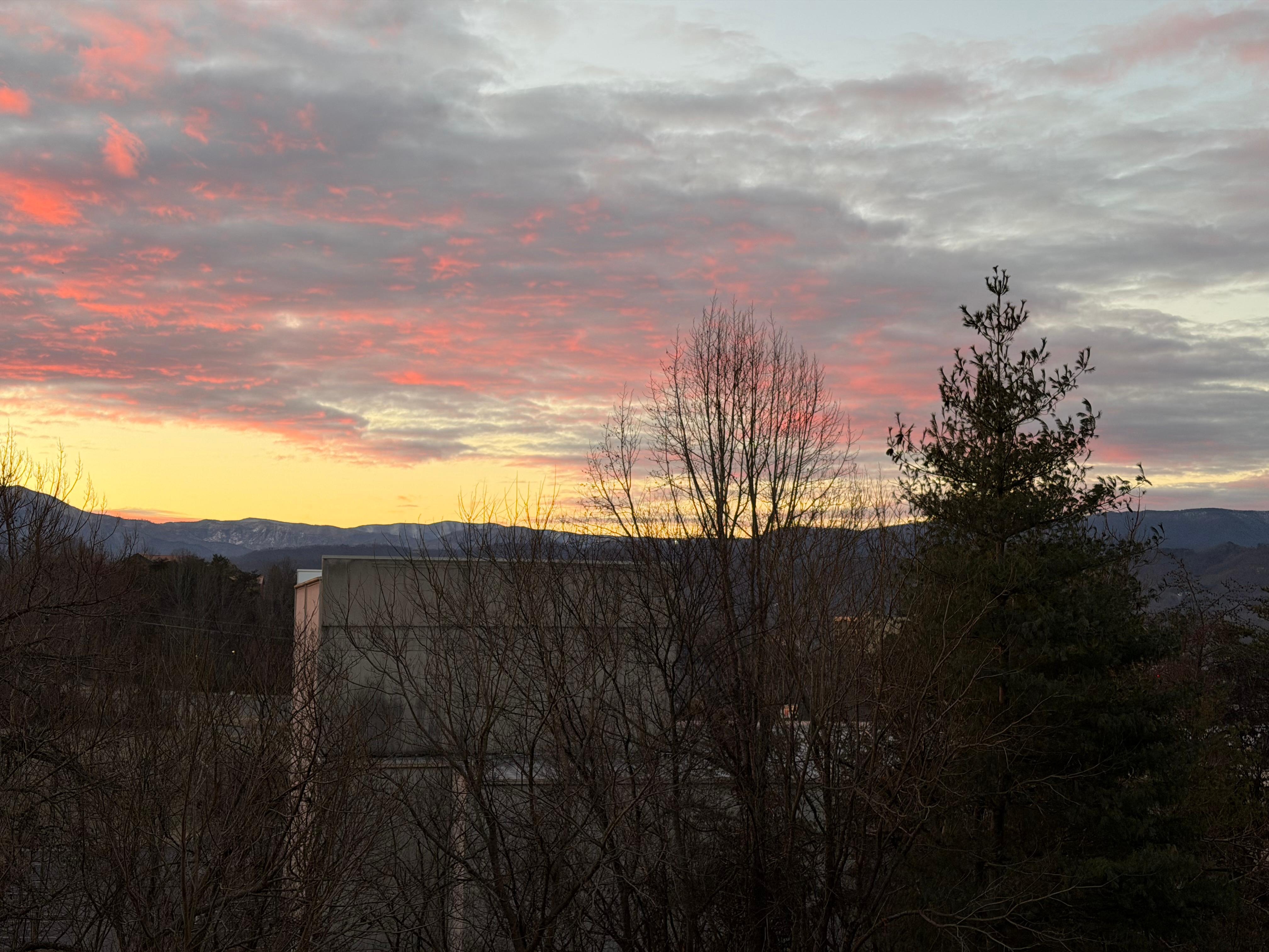 Balcony view in the morning g
