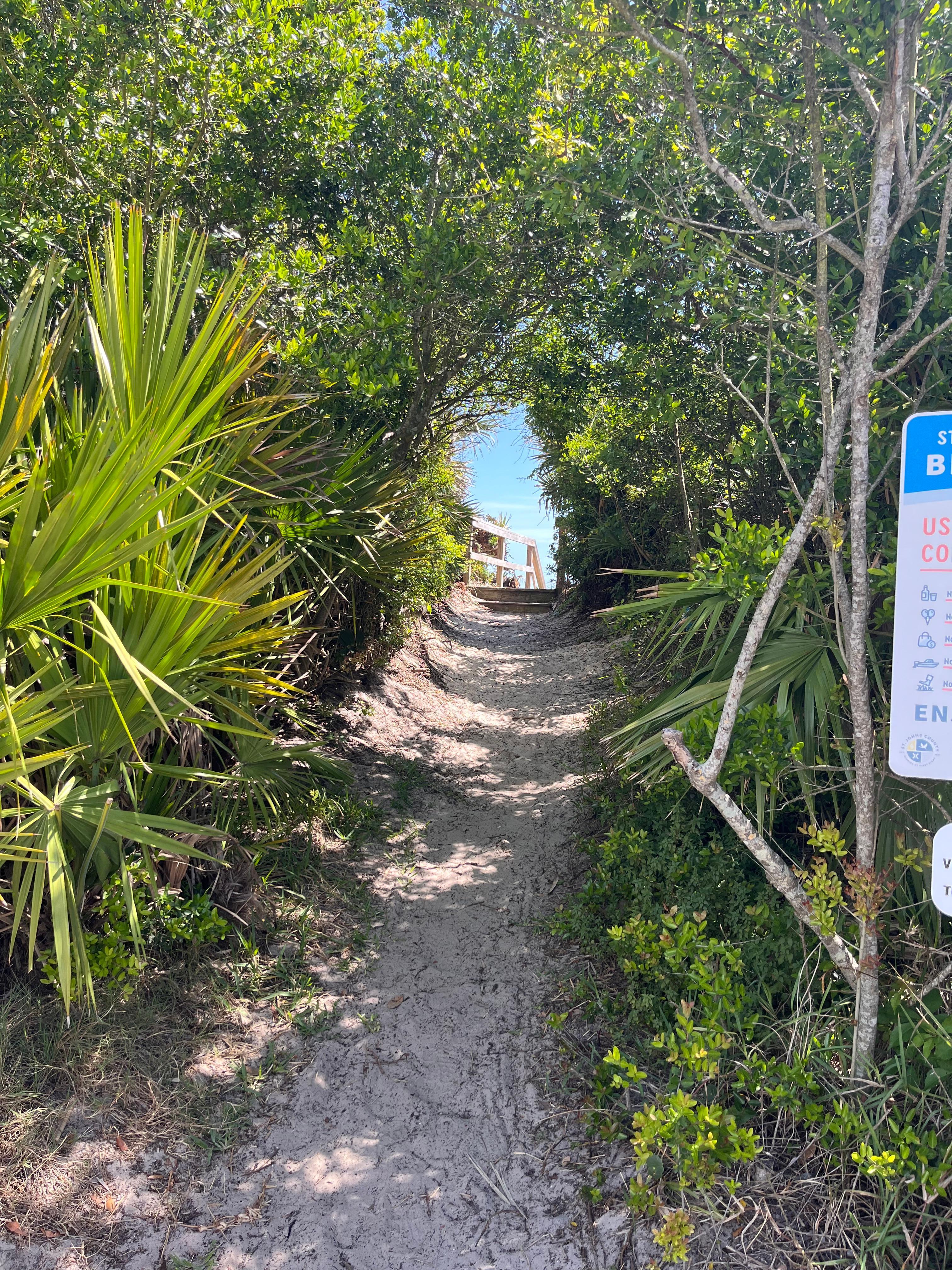 Beach access about 20 yards away.