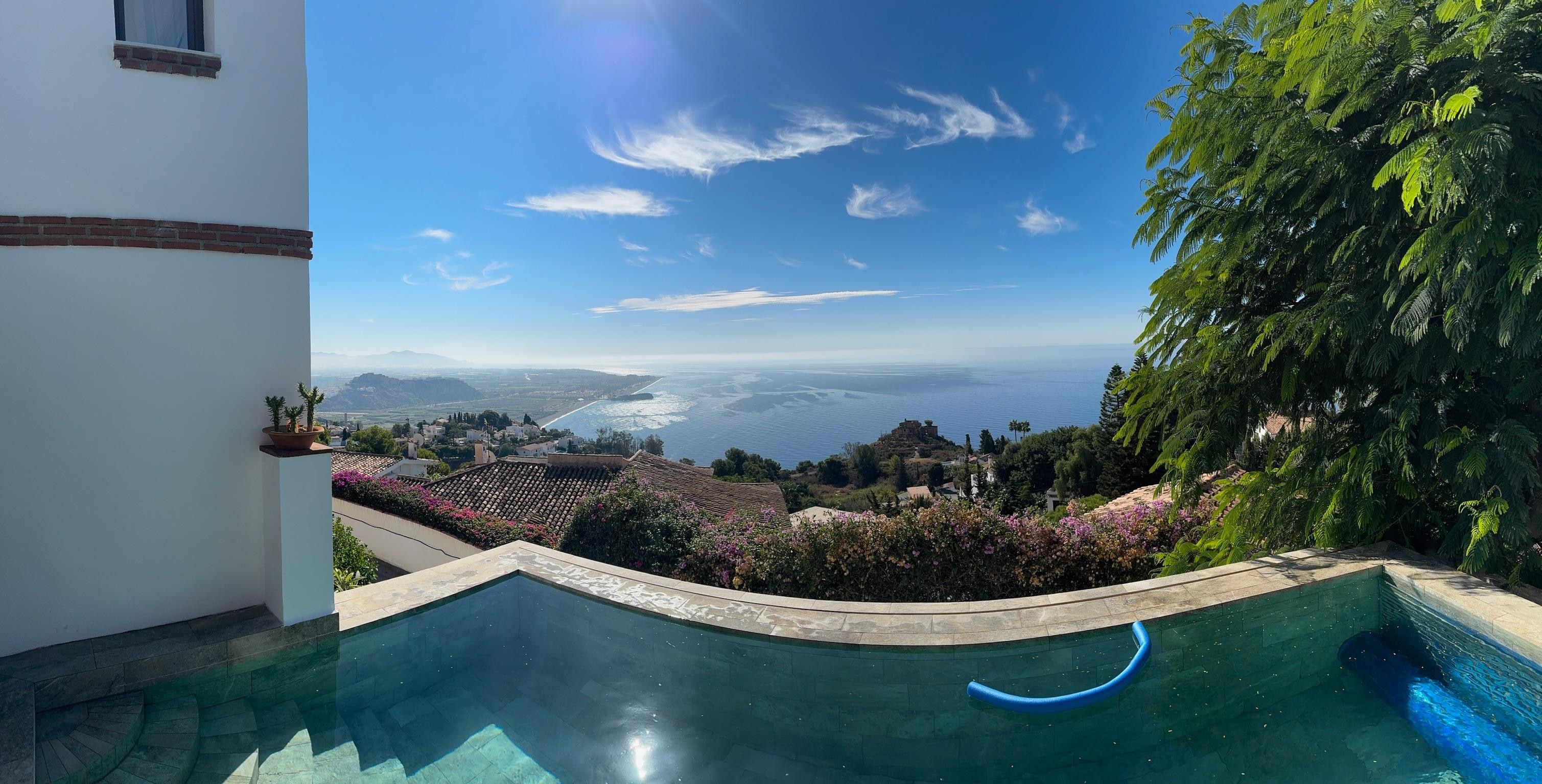 View from outside dining area/patio