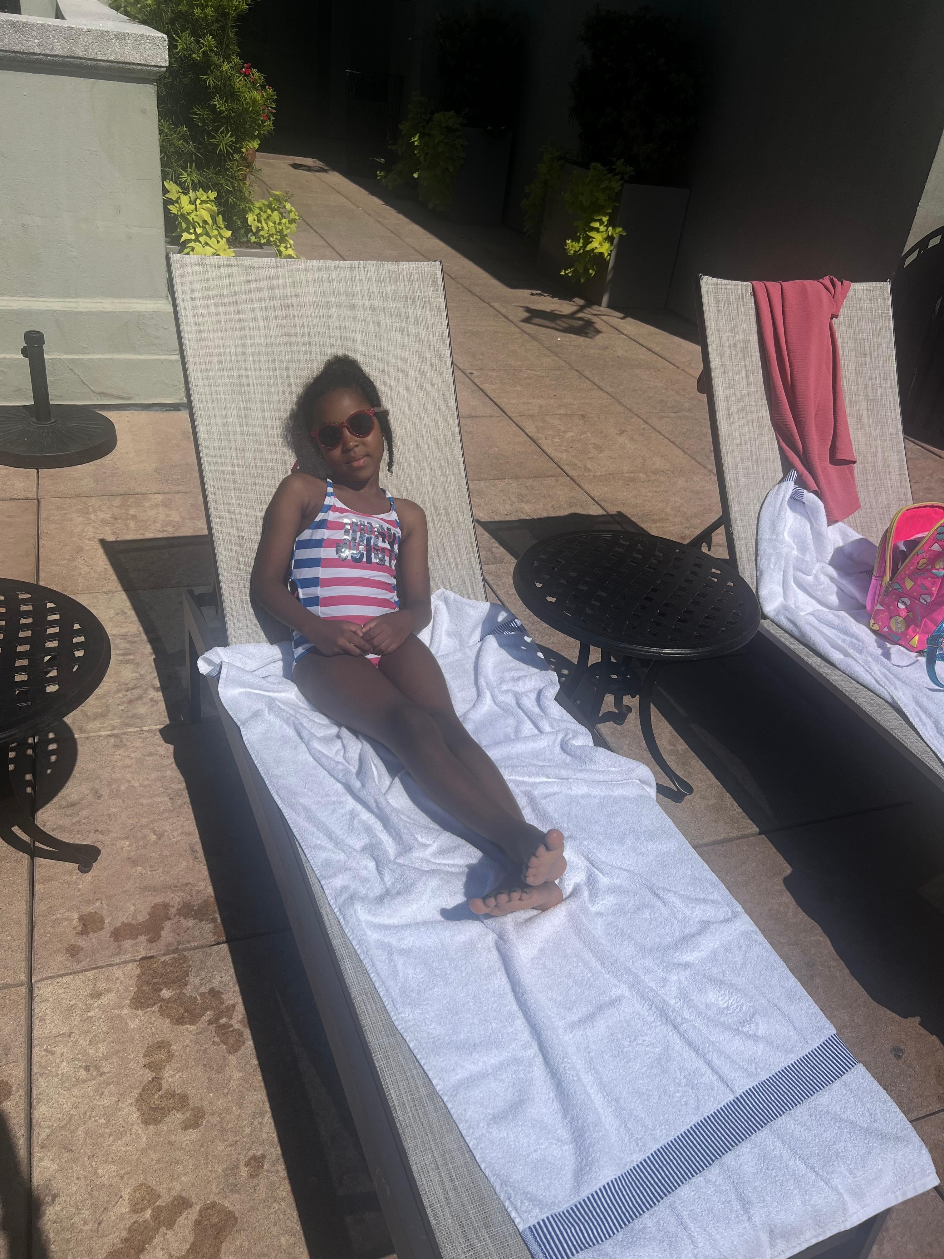 We love the pool area and lunch there. There’s a deck with panoramic views. Must do!