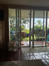 Lanai from living room.