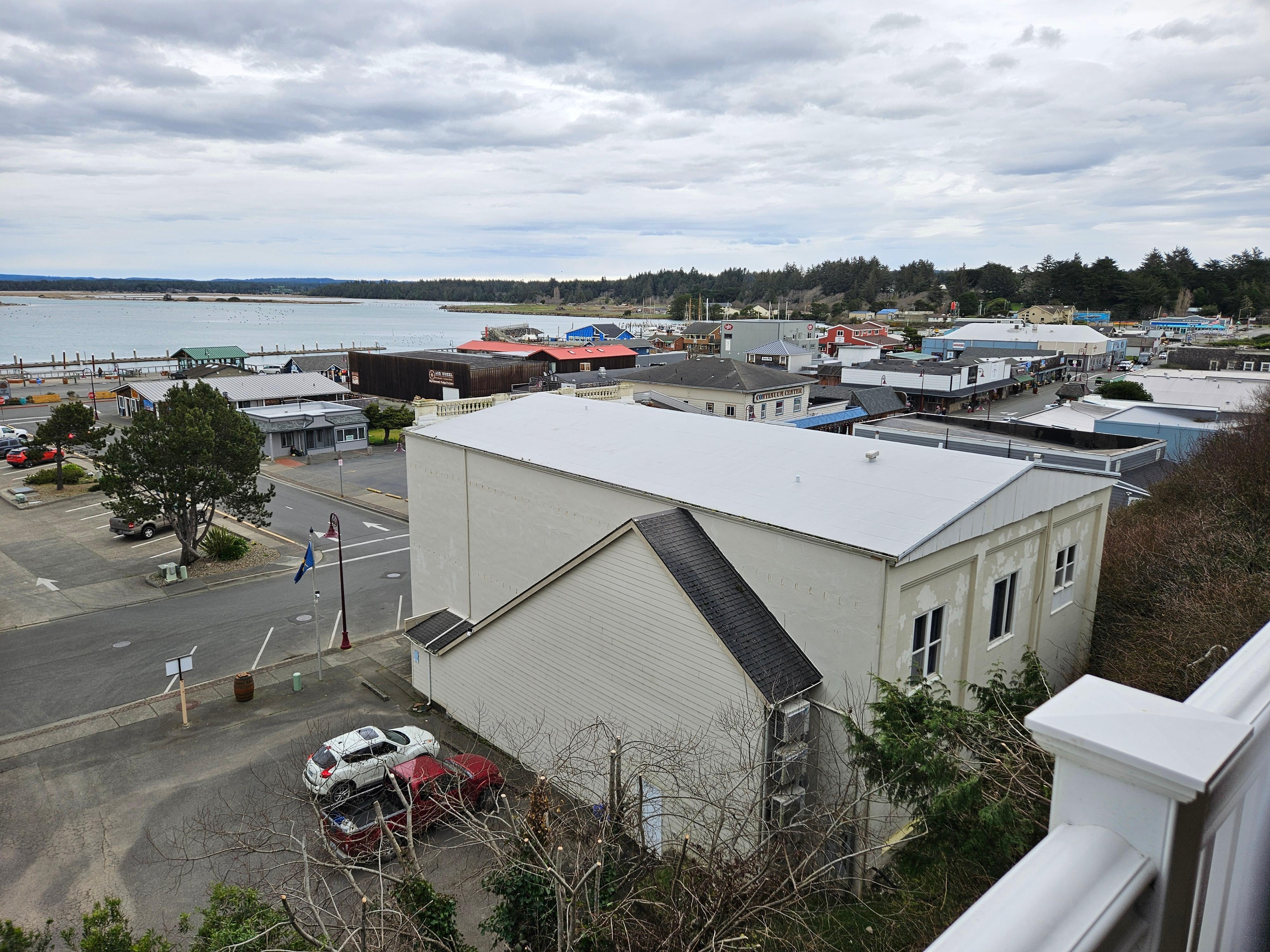 Room view of the waterfront