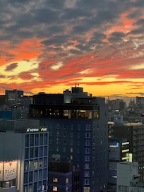 Sunrise view from our room