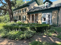Small apt behind the white doors.