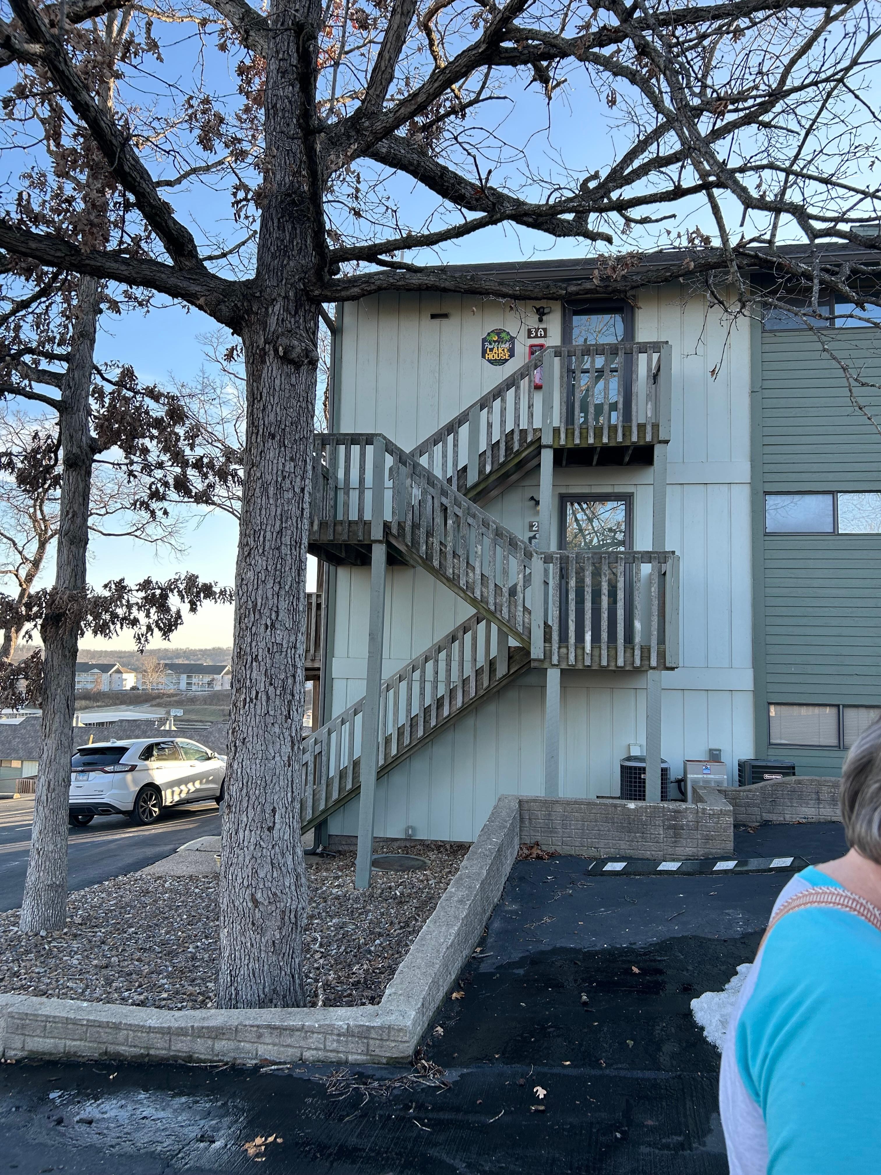 Didn’t remember reading that it was three flights of stairs. However beautiful views. 