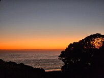 Gorgeous sunset views from the upper and lower decks.