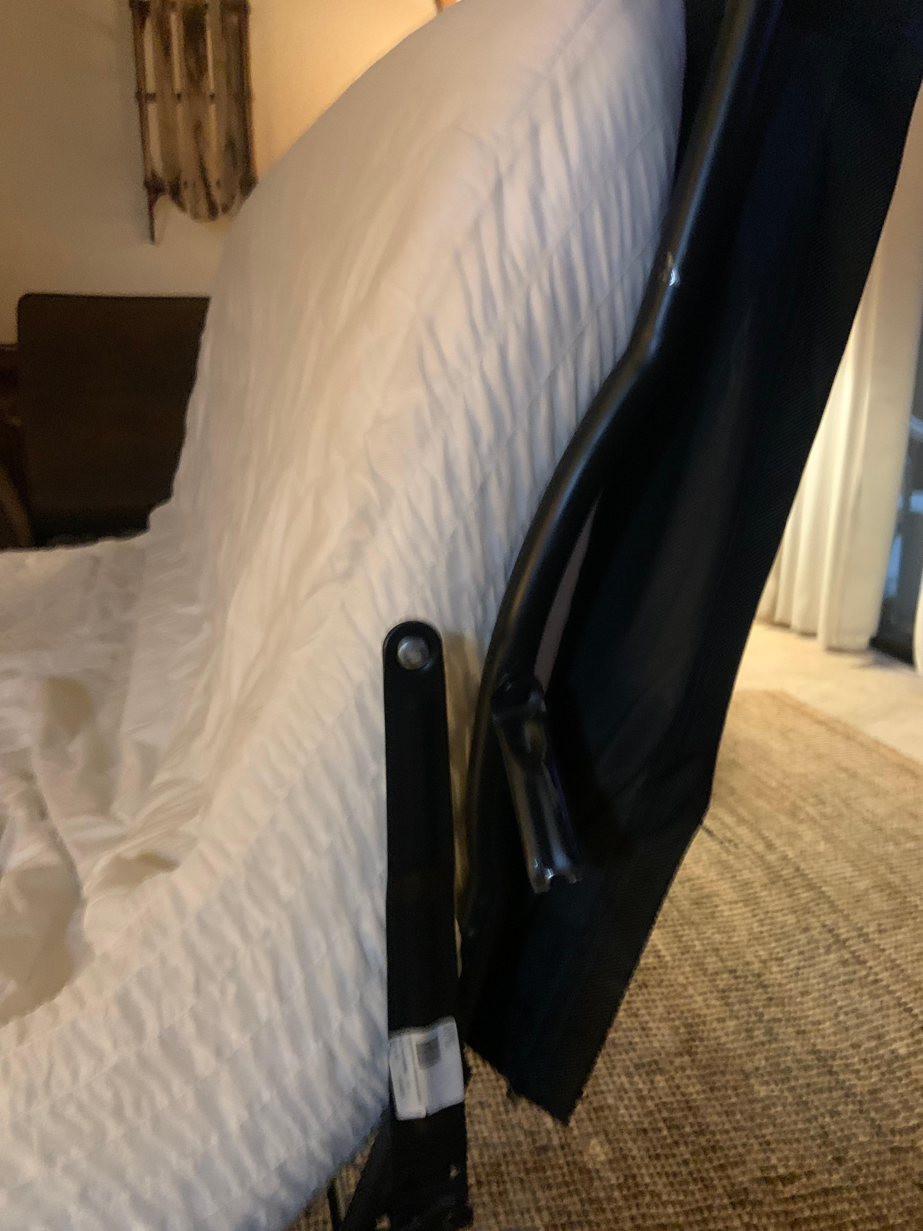 At first the bed would not open at all.