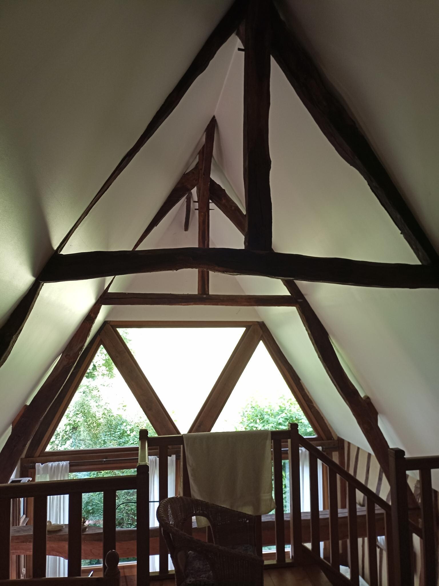 Tolle Balkenkonstruktion