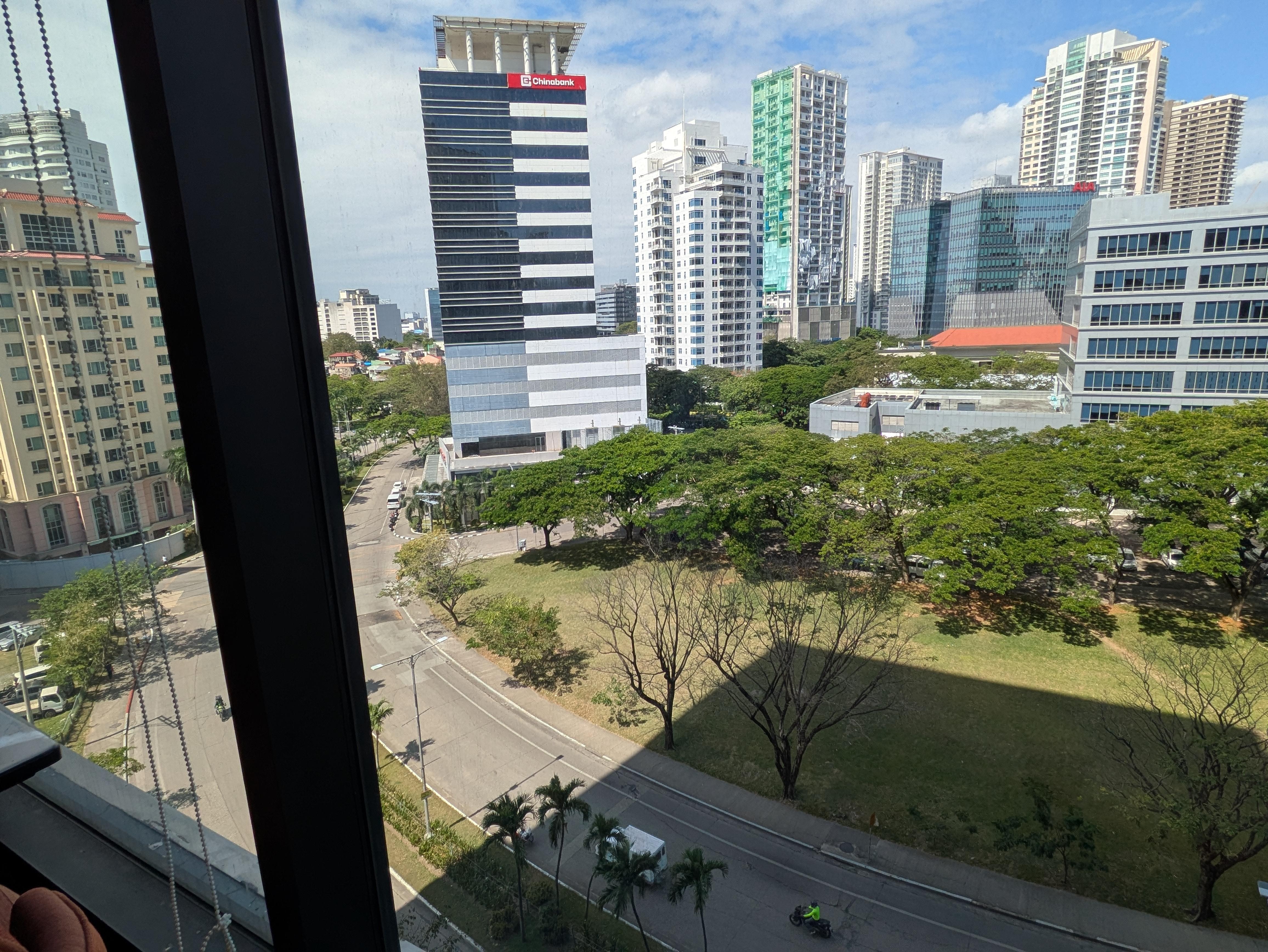 朝食会場からの景色