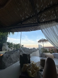 View from the Relax Area/Pool area