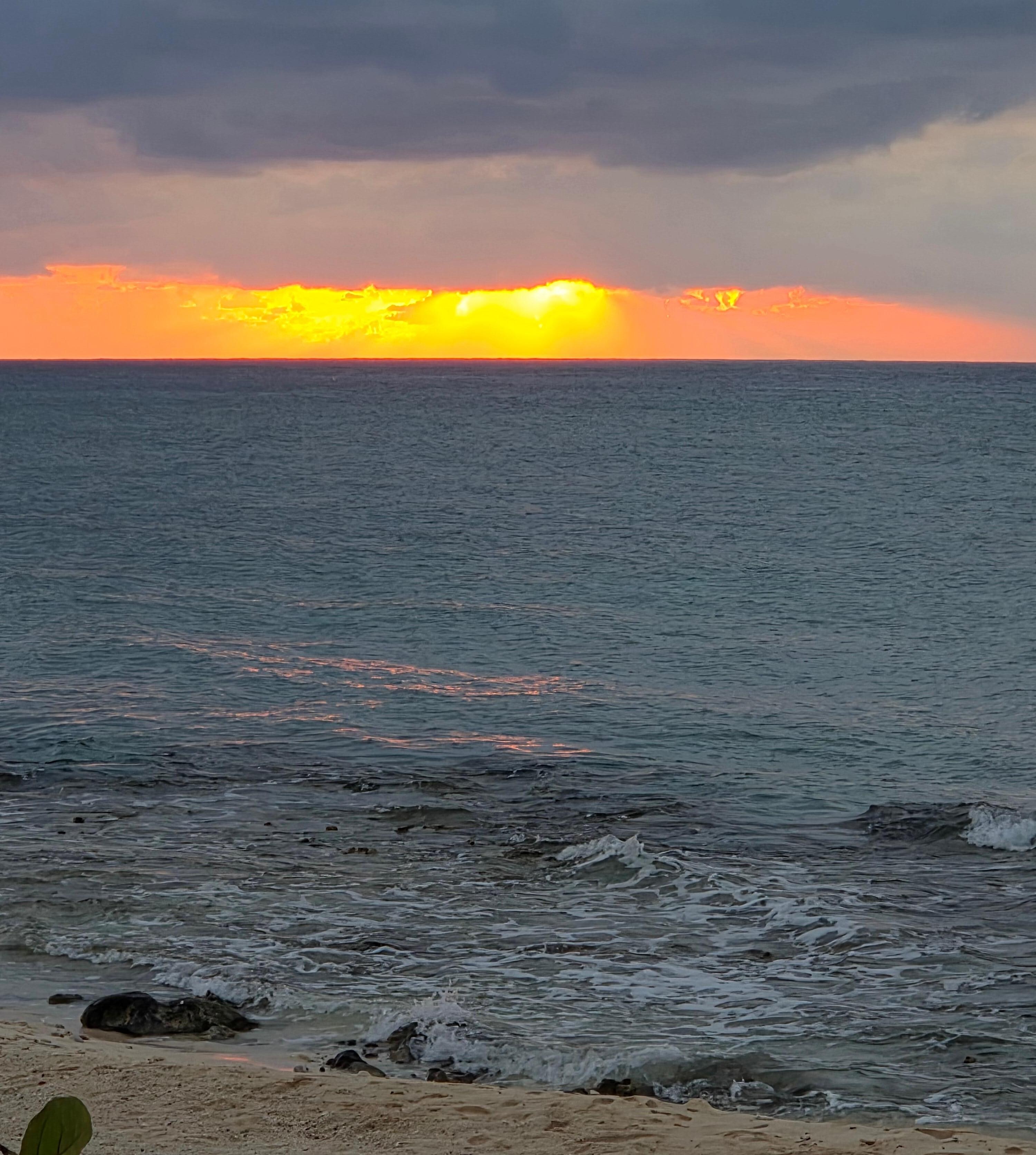 Sunset from the porch