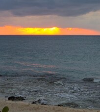Sunset from the porch