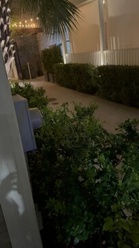 The event place where parties were held right beside us