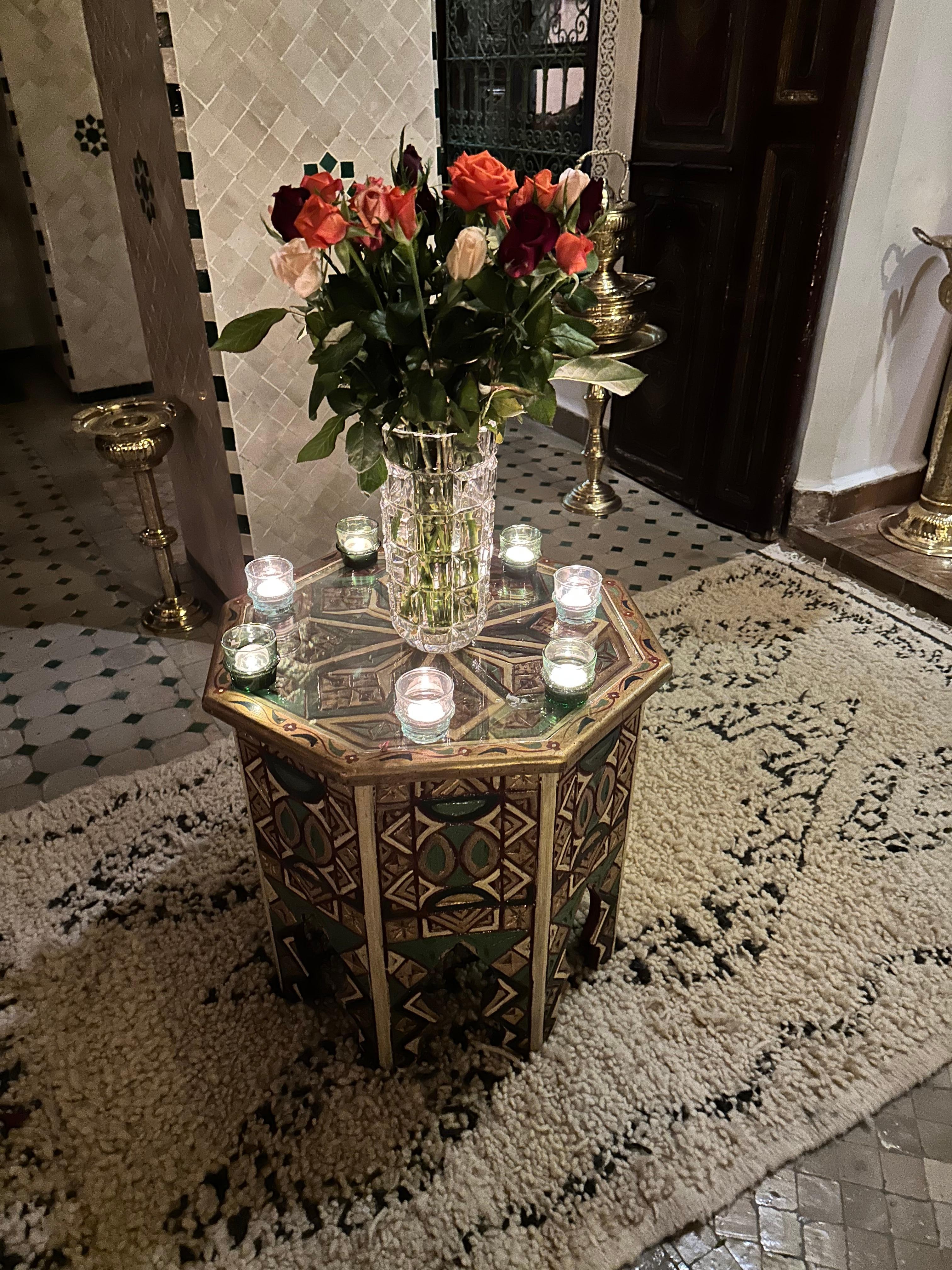 Just one of the pretty decor elements in the main courtyard