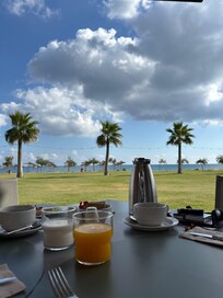 Tolle Aussicht beim Frühstück