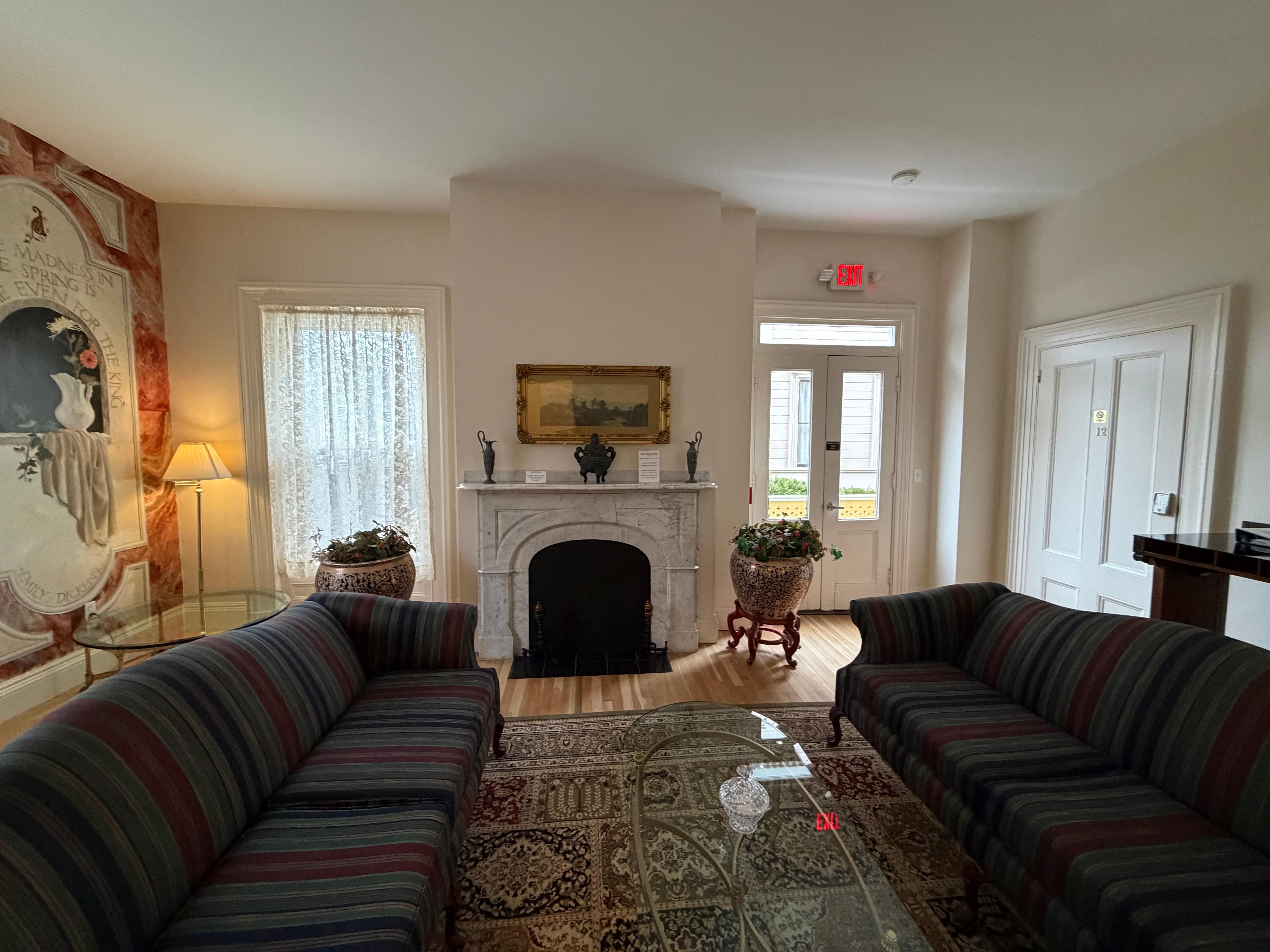 Sitting room at the Inn