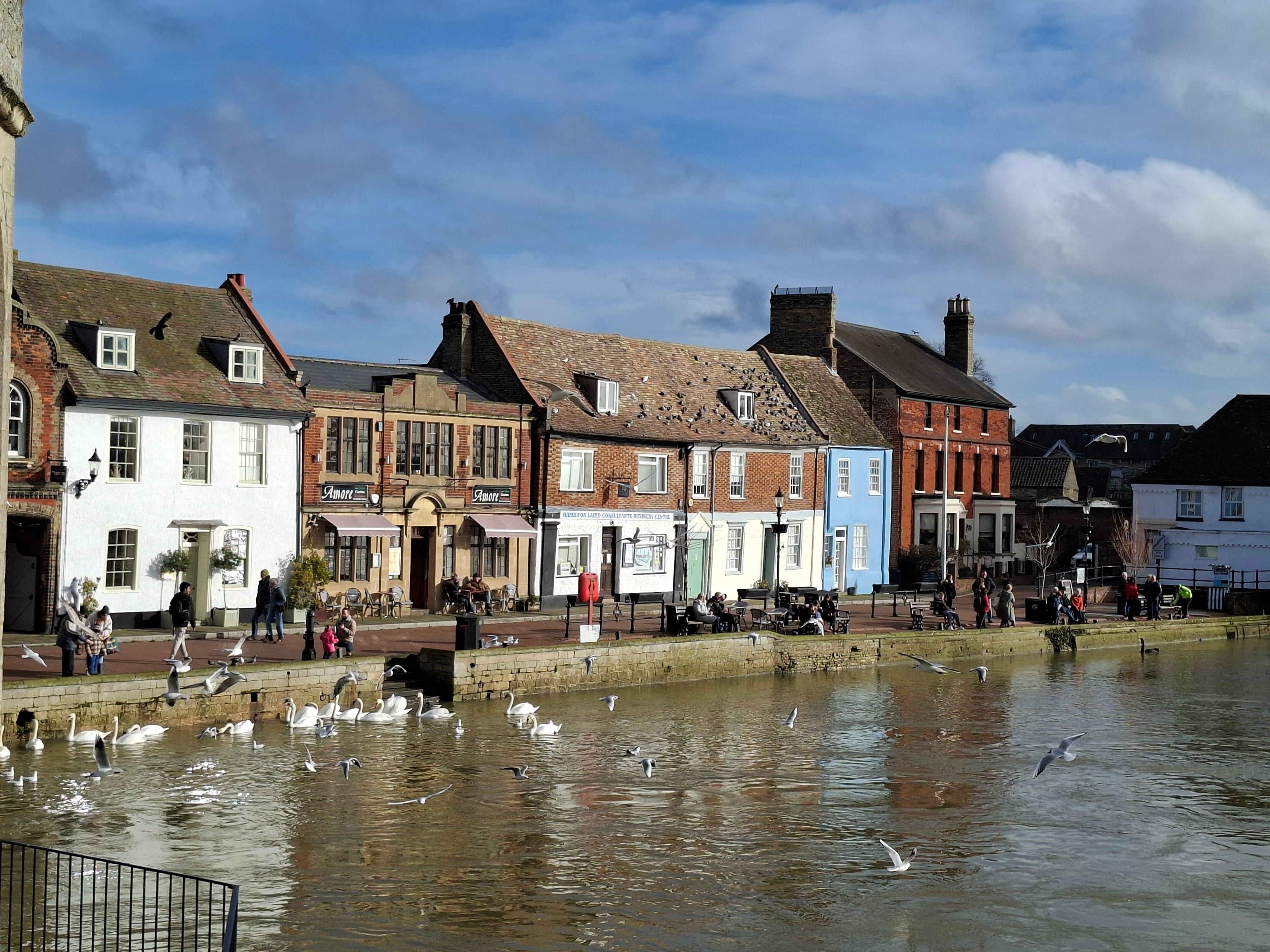 Lovely location near the river. 