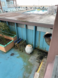our “ocean view” balcony view