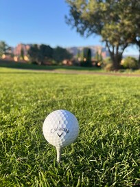 Beautiful golf course next to hotel