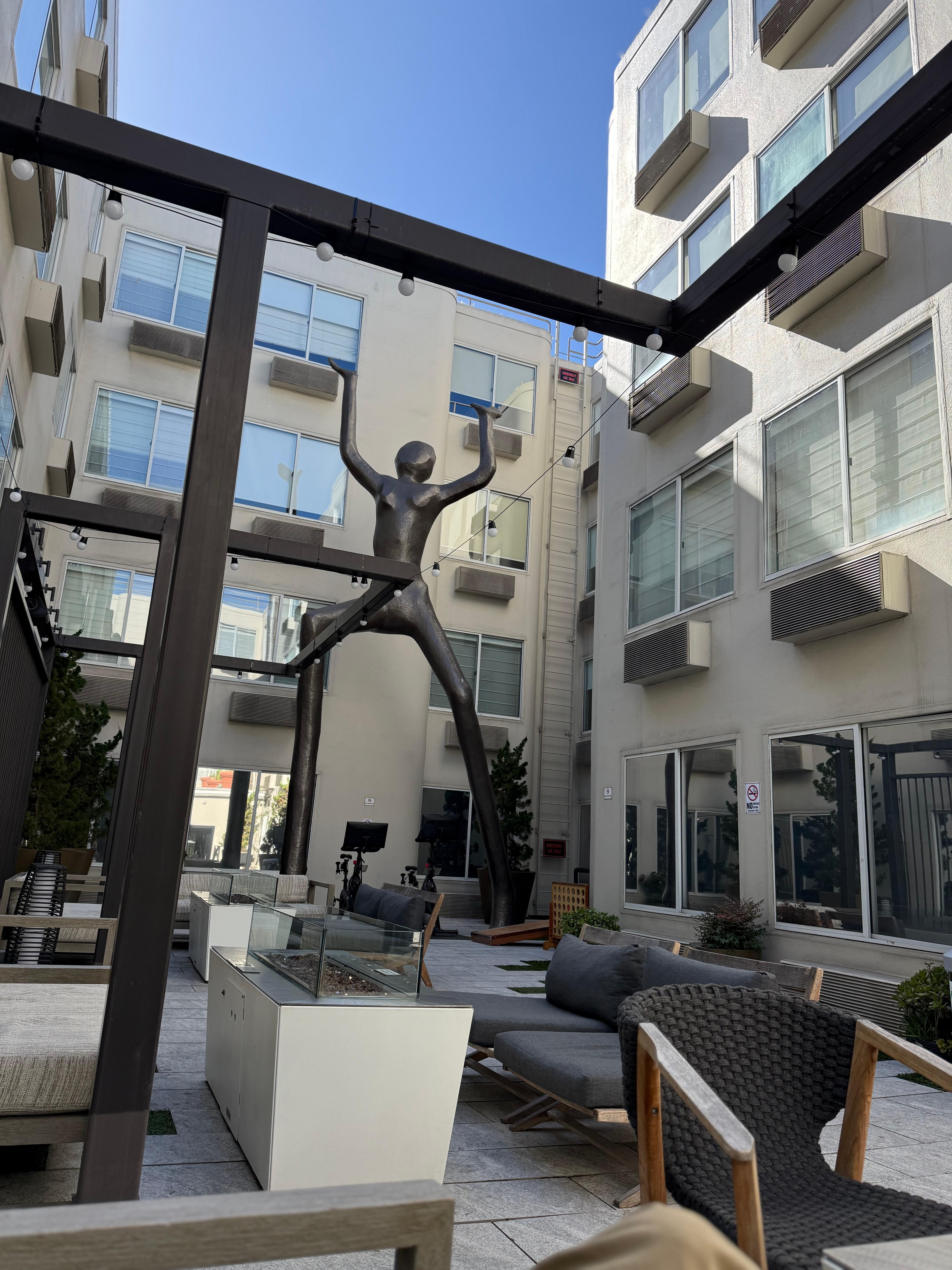 A back patio area to relax & enjoy while visiting. 