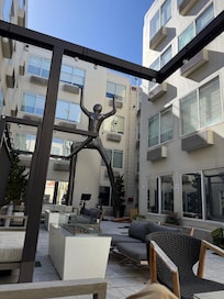 A back patio area to relax & enjoy while visiting.