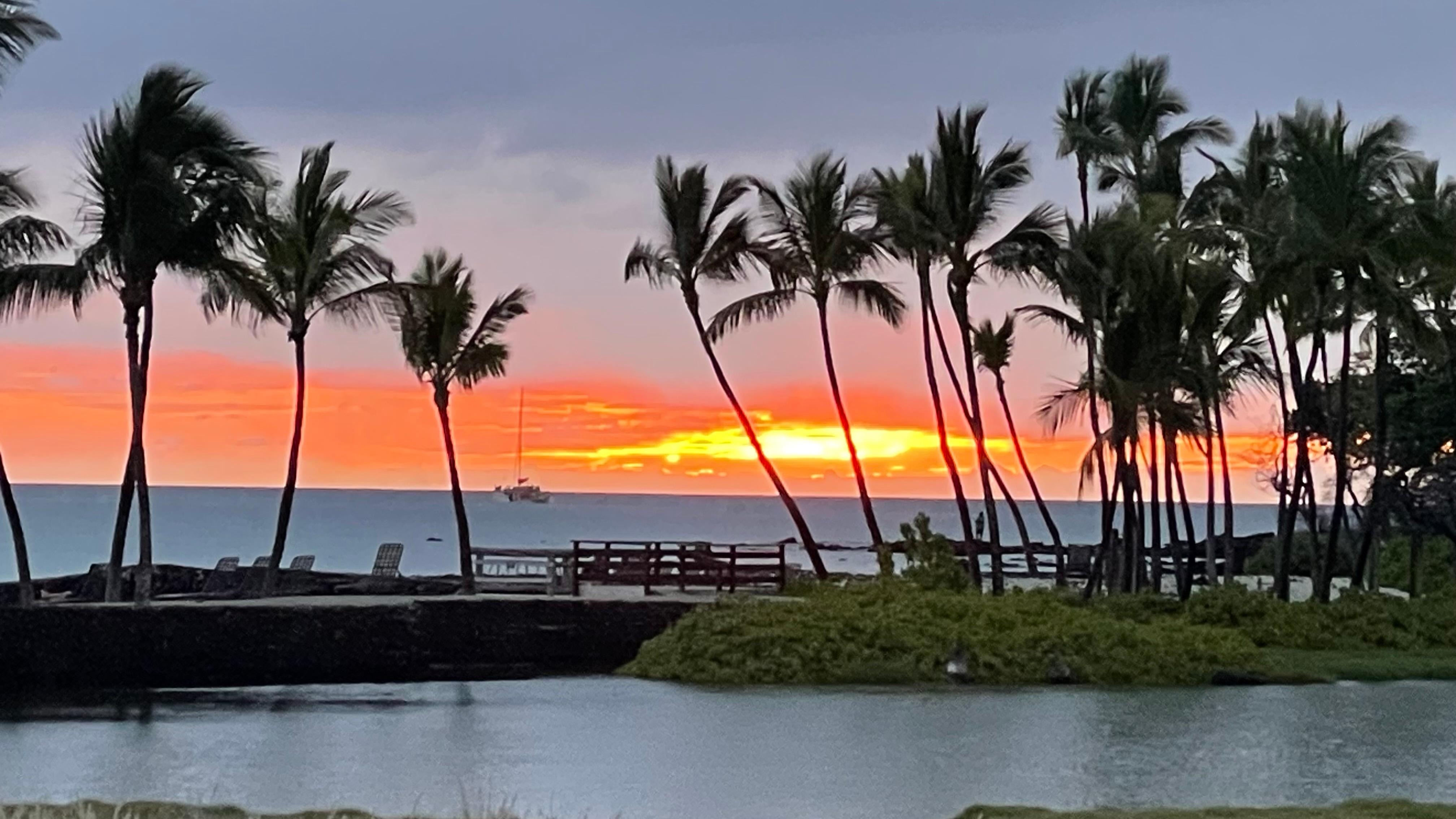 Sunset in May 