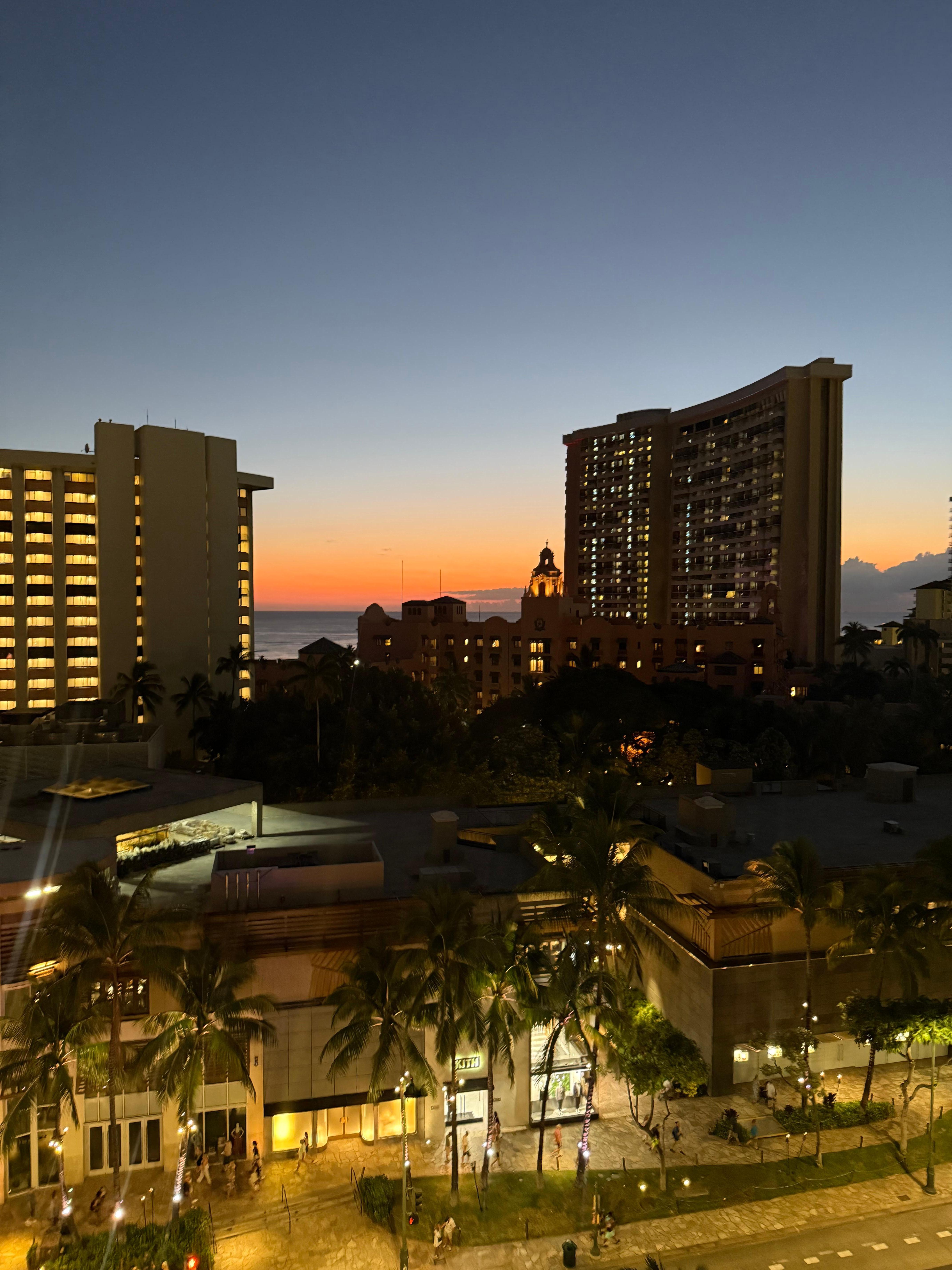 Sunset view from 8th floor