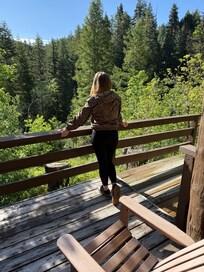 View off the patio of our cottage.