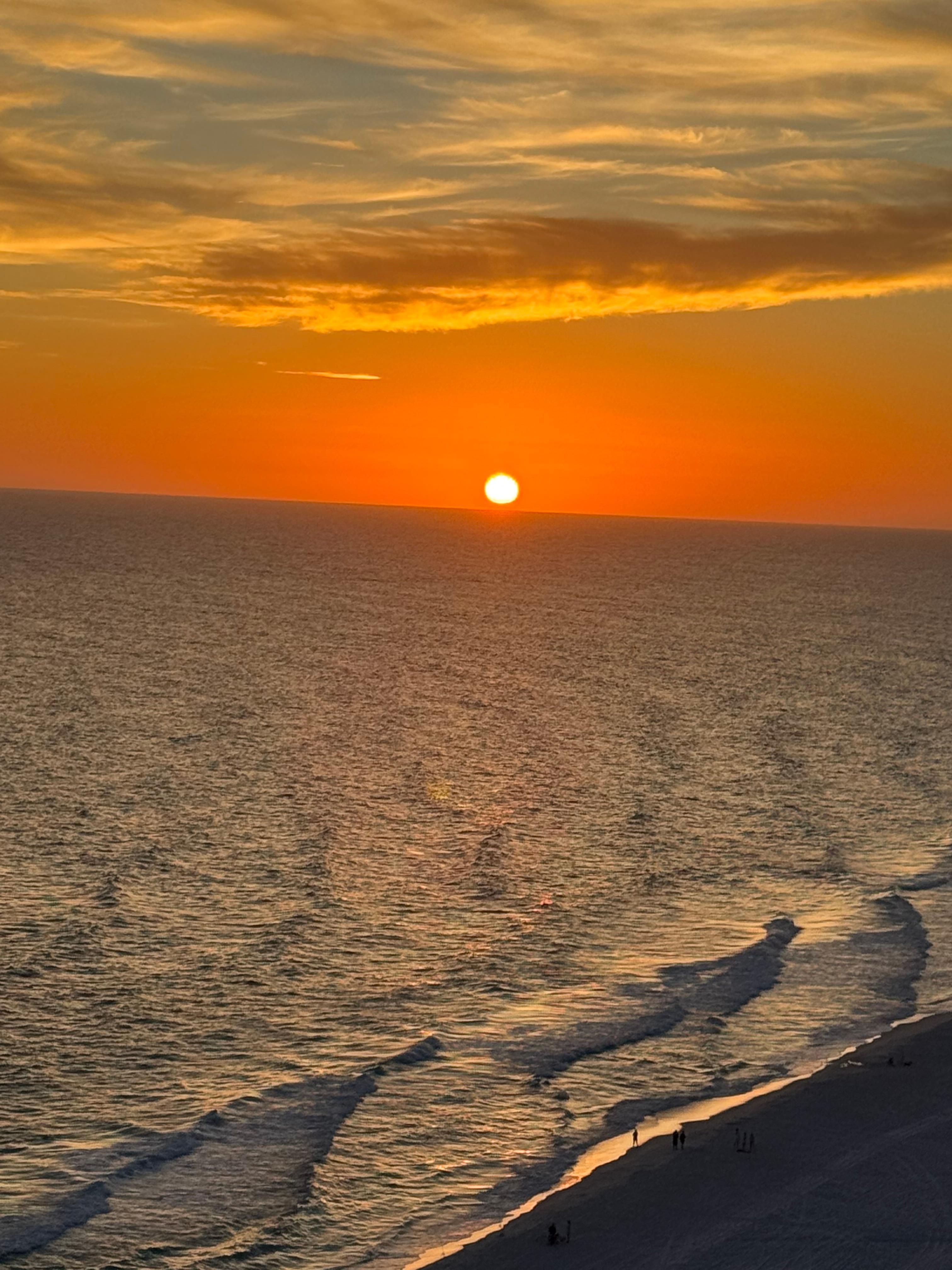 Sunset from the balcony 