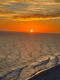 Sunset from the balcony