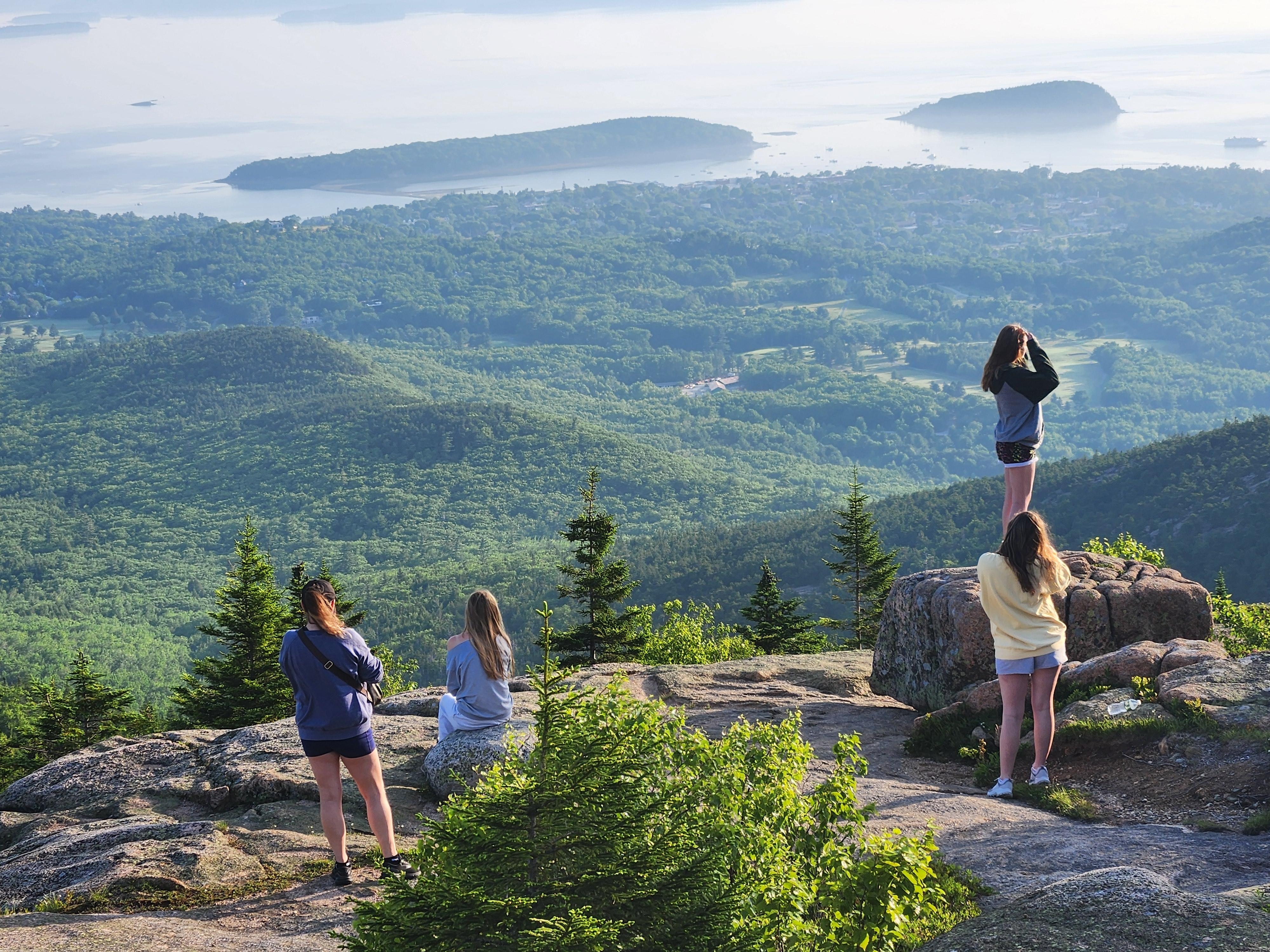 Also don't miss Cadillac Mountain,  any time of day.