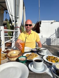 Rooftop breakfast