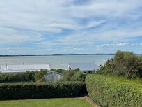 View from deck directly out to the Bay